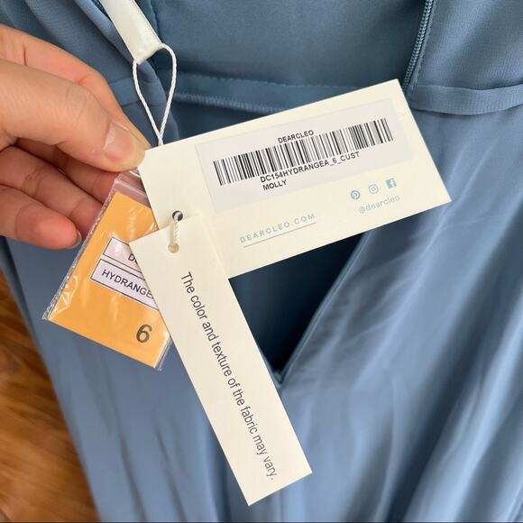 Dear Cleo Molly Bridesmaid Dress Hydrangea - Picture 9 of 13